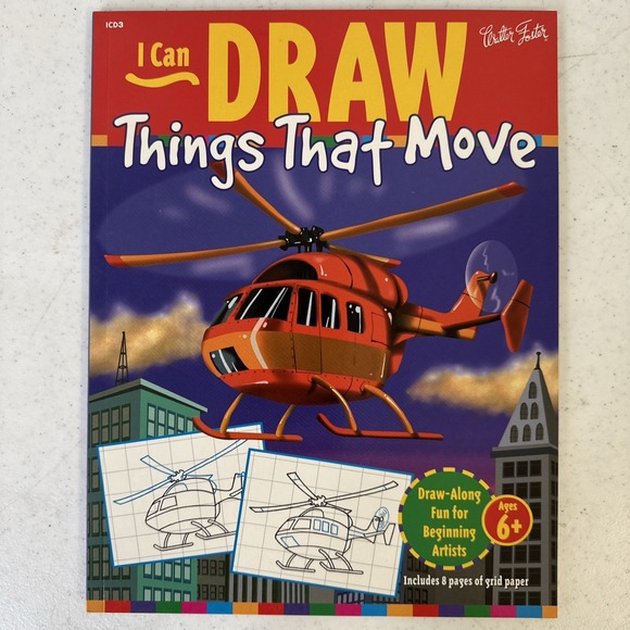 Lot‎ Of 6 I Can Draw Books Animals Dinosaurs Bugs everything horses, and ponies - Picture 6 of 14